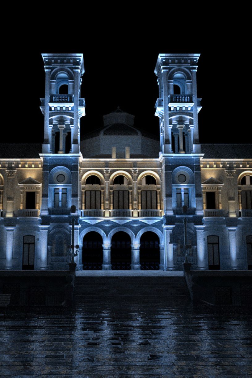 Iluminación monumental