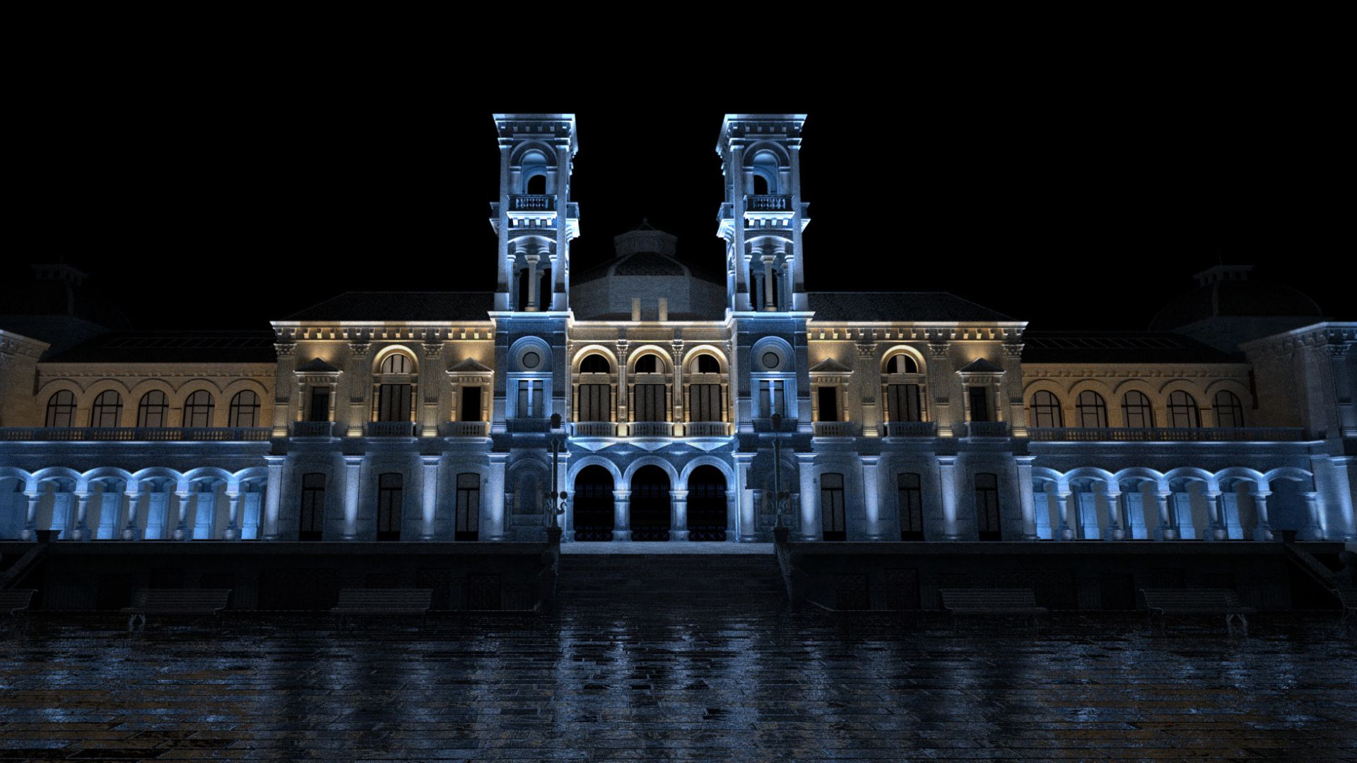 Iluminación monumental